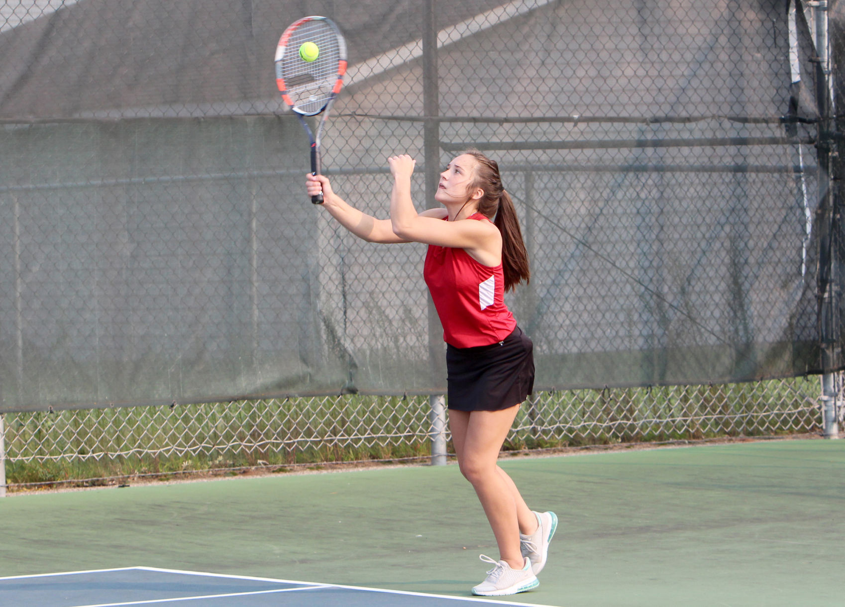 Menomonie at Chippewa Falls girls tennis 9-15-20